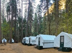 Camp/Glamp at Curry Village, Yosemite National Park 
