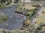 Take a Dip in Boiling River (Gardner River), Yellowstone National Park, Wyoming