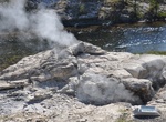 See Fan and Mortar Geysers, Yellowstone National Park, Wyoming