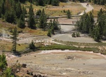 Hike to Artists Paintpots, Yellowstone National Park, Wyoming