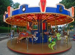 Ride Frog Pond Carousel, Boston Common, Massachusetts