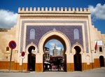 See Bab Bou Jeloud (The Blue Gate), Fes, Morocco