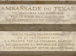 See Old Paris Embassy of the Republic of Texas, France