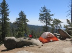 Camp at Sunset Campground (Kings Canyon), Kings Canyon National Park, California