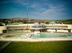 Swim in Saltdean Lido, Brighton, England