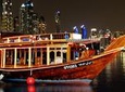 Dubai Marina: Dhow Cruise Dinner with Live Entertainment