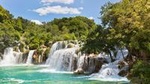 Breathtaking Krka waterfalls, relaxing walk through nature