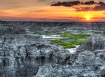 Hike Door Trail, Badlands National Park, South Dakota