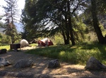 Camp at Potwisha Campground, Sequoia National Park, California