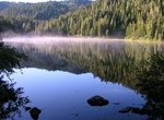 Camp at Deer Lake, Olympic National Park, Washington
