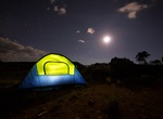 Camp at Cedar Mesa Campground, Capitol Reef National Park, Utah