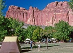 Camp at Fruita Campground, Capitol Reef National Park, Utah