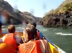 Jet Boat below Victoria Falls