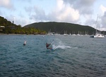 Kitesurf off Sabo Rock (Eustatia Sound), BVI