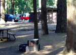Camp at Lower Pines Campground, Yosemite Valley, California