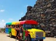 Colorful Beach Bus Sightseeing Tour of Aruba