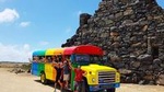 Colorful Beach Bus Sightseeing Tour of Aruba