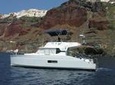 Private Caldera Cruise with Power Catamaran ENJOY incl. Meal & Drinks