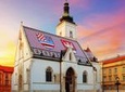 Zrce beach to Zagreb with a guided tour of Plitvice Lakes