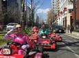 Street Osaka GoKart Tour with Funny Costume Rental