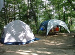 Camp at Governor Dodge State Park, Wisconsin