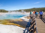 Hike Biscuit Basin, Yellowstone National Park, Wyoming