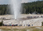 See Beehive Geyser, Upper Geyser Basin, Yellowstone National Park, Wyoming