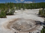 See Yellow Funnel Spring, Yellowstone National Park, Wyoming