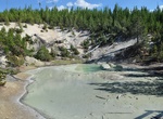 See Monarch Geyser, Yellowstone National Park, Wyoming