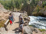 Hike Brink of the Upper Falls Trail, Yellowstone National Park, Wyoming