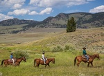 Horseback Ride at Roosevelt Lodge, Yellowstone National Park, Wyoming