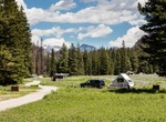 Camp at Slough Creek Campground, Yellowstone National Park, Wyoming