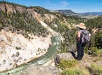 Hike Yellowstone River Overlook Trail, Yellowstone National Park, Wyoming