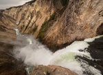 Hike Brink of Lower Falls Trail, Yellowstone National Park, Wyoming