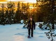 Wilderness snowshoe adventure