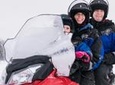 Snowmobile Safari into the Arctic Circle Forest