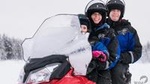 Snowmobile Safari into the Arctic Circle Forest