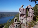 See Devil's Doorway, Devil's Lake State Park, Wisconsin
