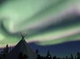 Husky Sled Ride Northern Lights Tour from Kiruna