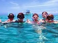 Cozumel Coral Reef Snorkeling by Glass Bottom Boat with Guide