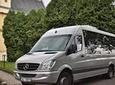 With minibus for 15 pax Mercedes Sprinter from Vienna to Prague
