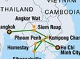 Cambodia basic 12 days (from Bangkok to Saigon)