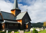 See Hedal Stave Church (Oppland), Hedalen, Norway