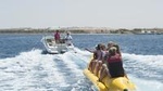 Hurghada Utopia Island by Glass Bottom Boat enjoy Snorkeling and Banana Boat