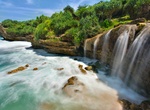 See Jogan Waterfall, Java, Indonesia