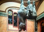 See David Cerny's Horse Statue, Prague, Czechia