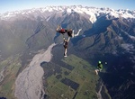 Skydive over Franz, New Zealand