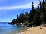 Camp at D. L. Bliss State Park, Lake Tahoe, California