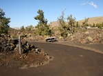 Camp at Lava Flow Campground, Craters of the Moon National Monument, Idaho