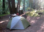Camp at Pfeiffer Big Sur Campground, Big Sur, California